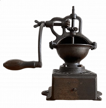 A0 coffee grinder in cast iron by Peugeot Freres, late 19th century