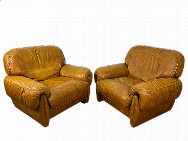 Pair of Lord armchairs by Sergio Ribolta, 1970s