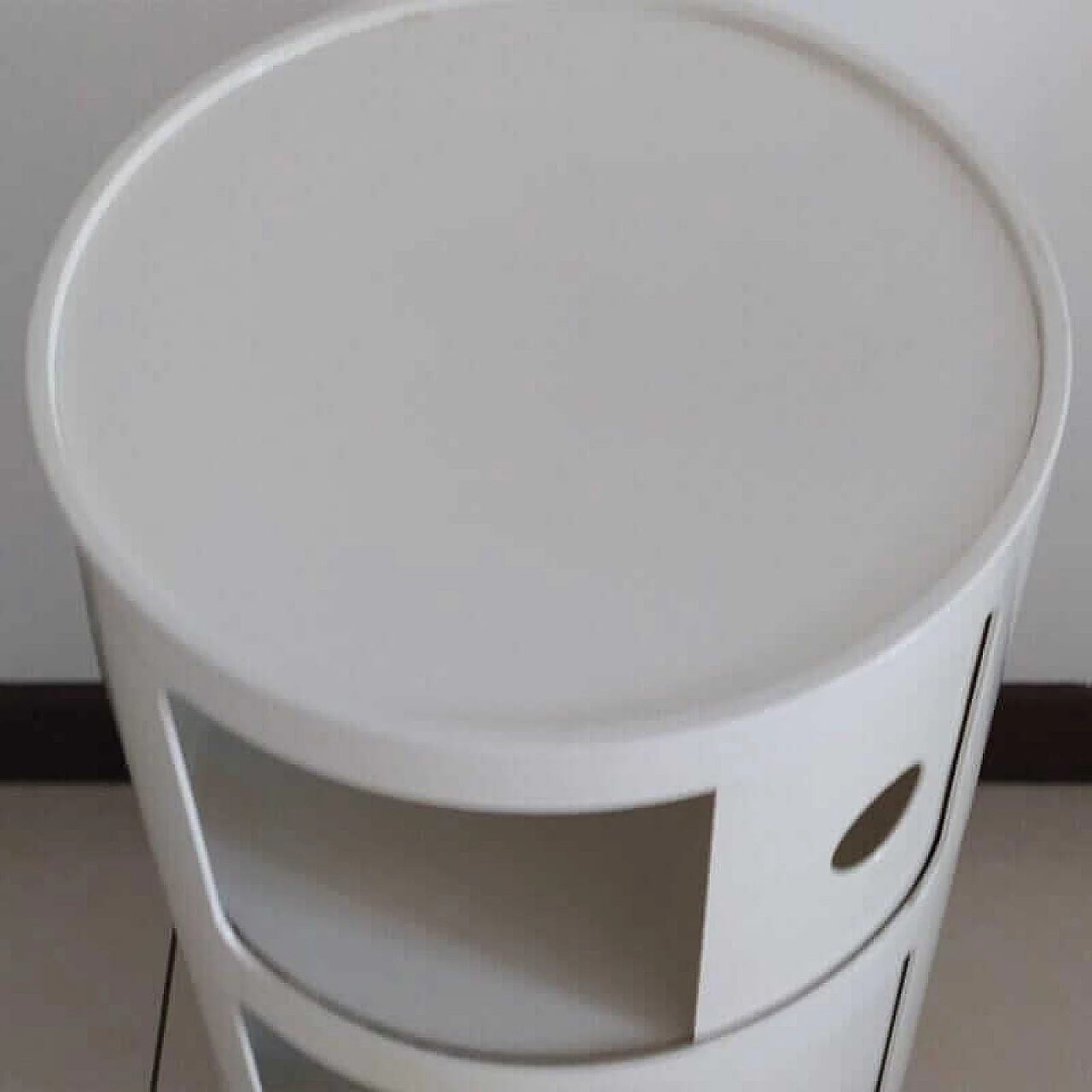 Pair of modular bedside tables by Anna Castelli Ferrieri for Kartell, 1970s 4