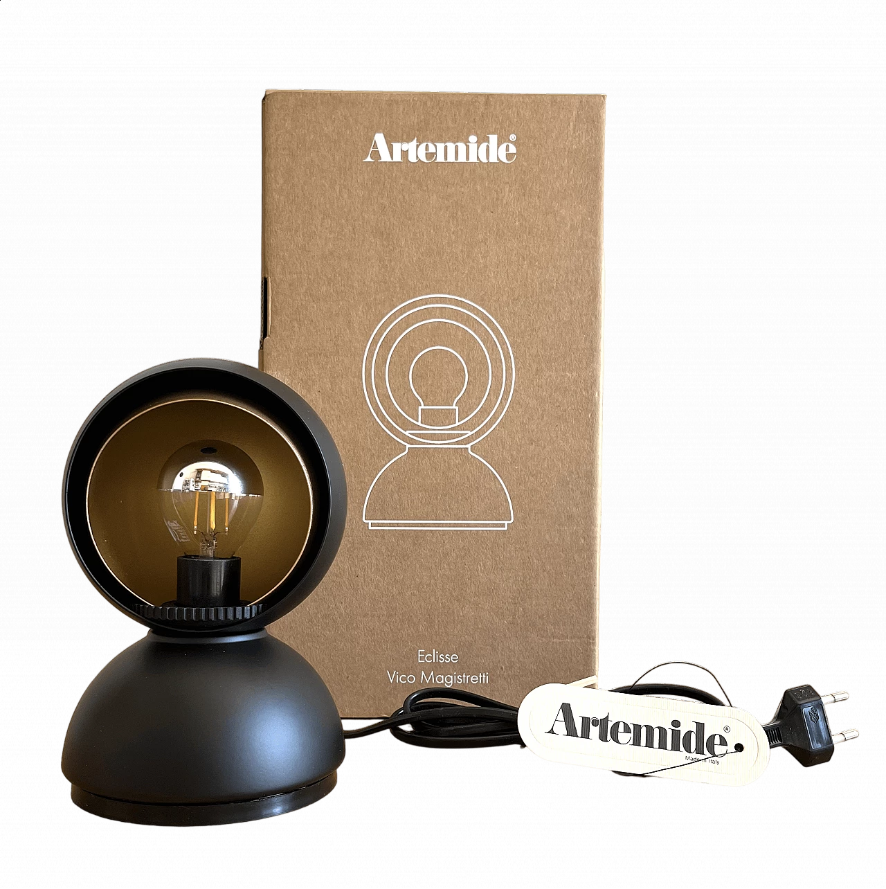 Eclisse table lamp by Magistretti for Artemide for Lavazza 14