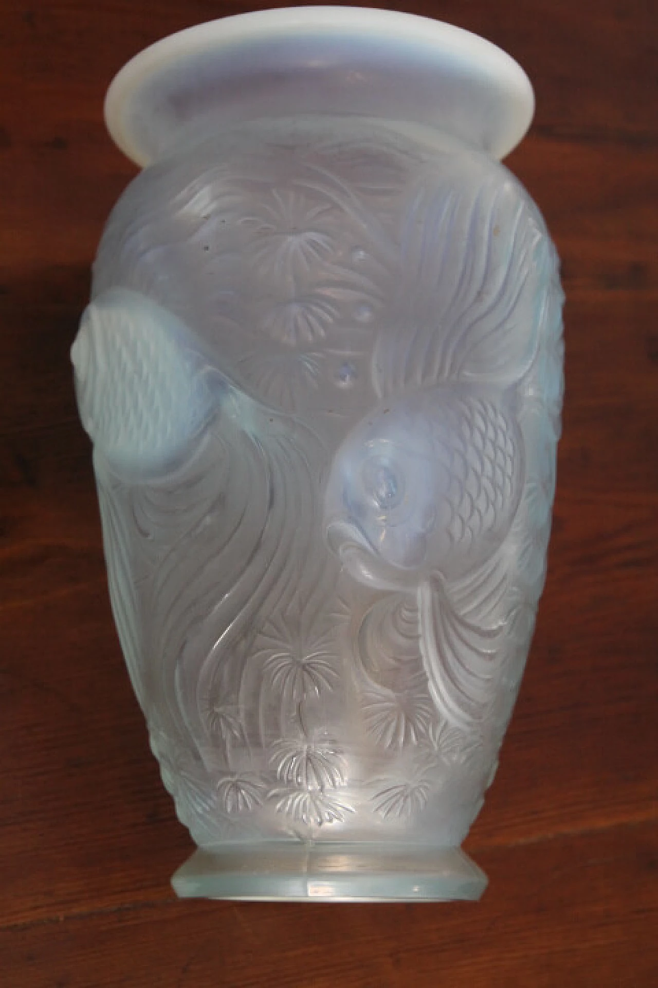 Iridescent opaline glass vase, 1930s 9