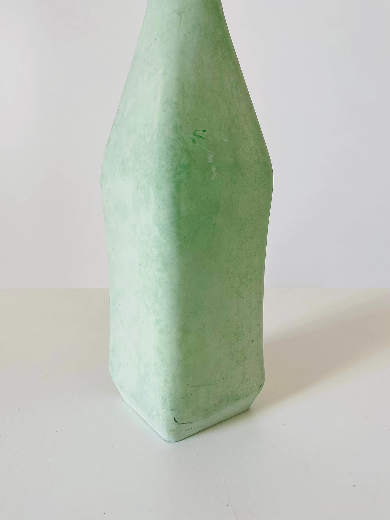 Bottiglia decorativa color verde, anni '60 4
