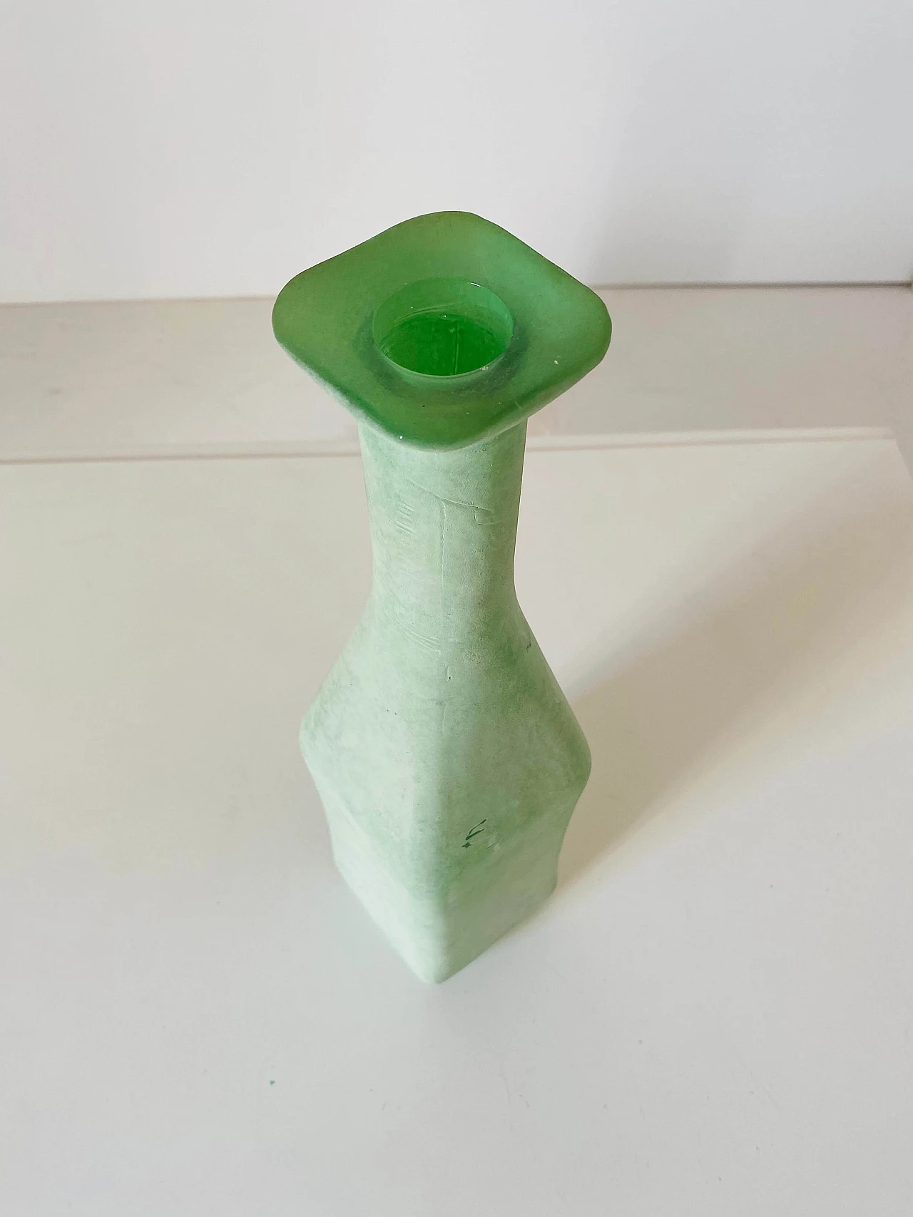 Green-colored decorative bottle, 1960s 7