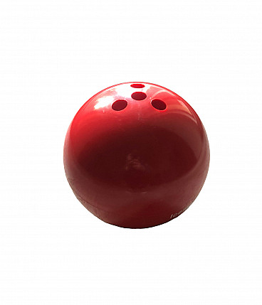 Bowling ball-shaped box, 1980s