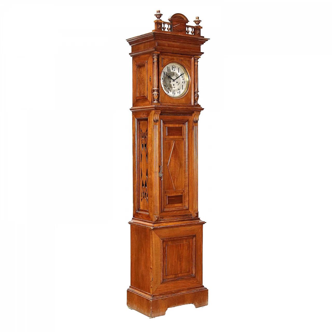 Orologio a pendolo Vittoriano in noce, inizio '900 1
