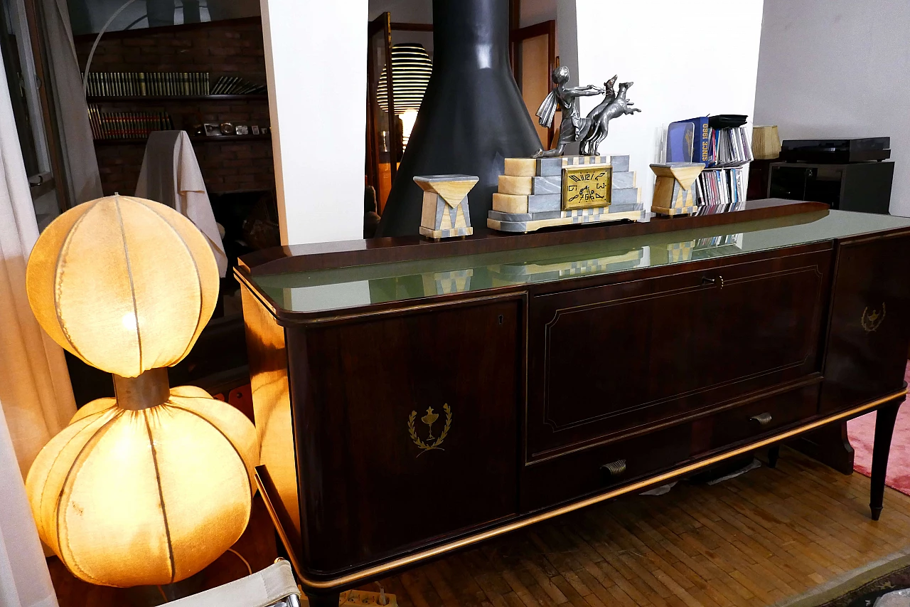 Marble clock in Art Deco style, 1930s 7