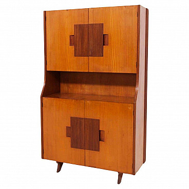Wooden cabinet attributed to Gio Ponti, 1950s