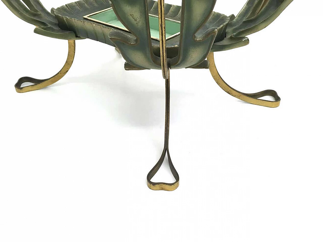 Brass and painted metal coffee table by Pierluigi Colli, 1950s 7