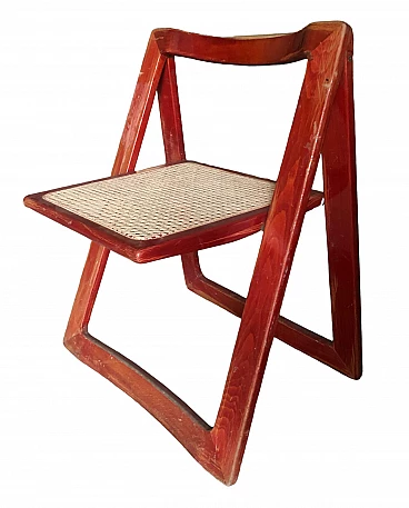 Trieste folding chair by Aldo Jacober Pierangela D'Aniello for Bazzani, 1960s