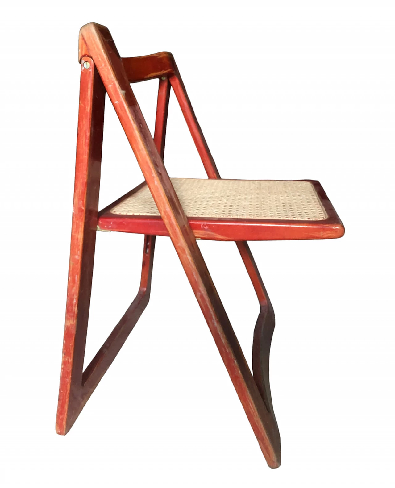 Trieste folding chair by Aldo Jacober Pierangela D'Aniello for Bazzani, 1960s 3