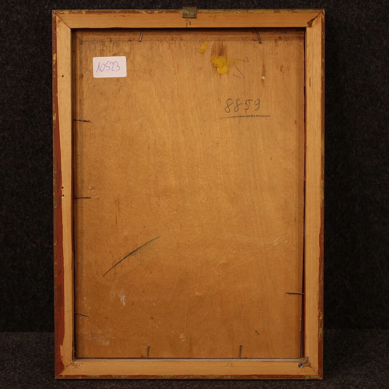 Paesaggio con alberi, olio su tavola di Mario Gheduzzi, primo '900 5