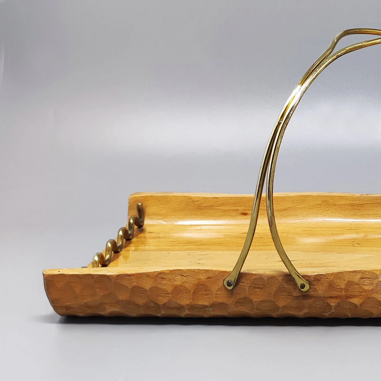 Bamboo tray by Aldo Tura for Macabo, 1960s 7