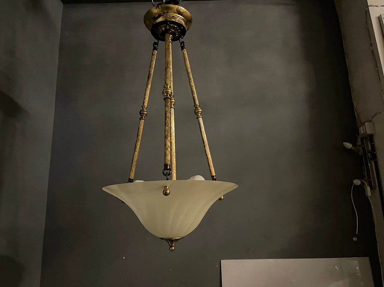 Pair of Murano glass chandeliers, 1980s 1