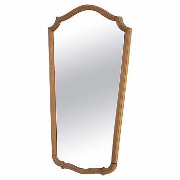 Wooden wall mirror by Paolo Buffa, 1950s