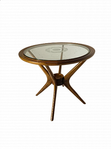 Tavolino da caffe di Paolo Buffa per Brugnoli, anni '50