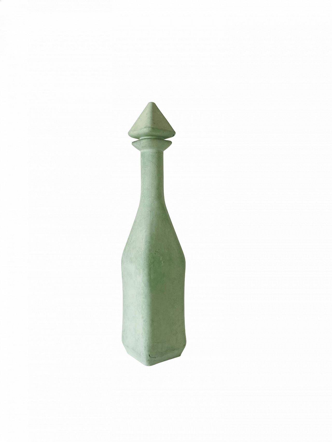 Green-colored decorative bottle, 1960s 10
