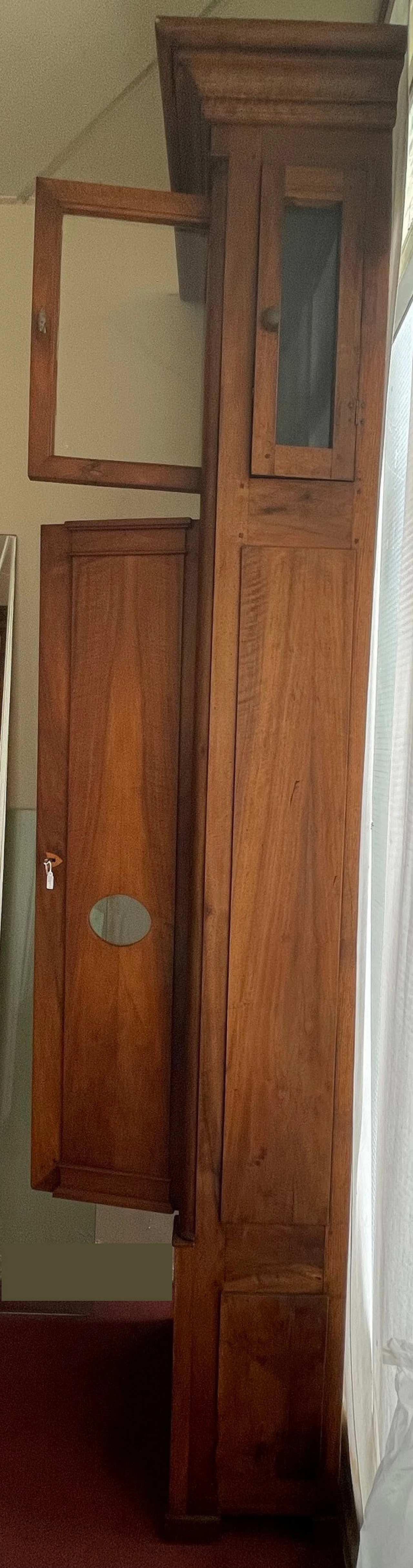 Pendolo in stile Impero in legno, '700 5