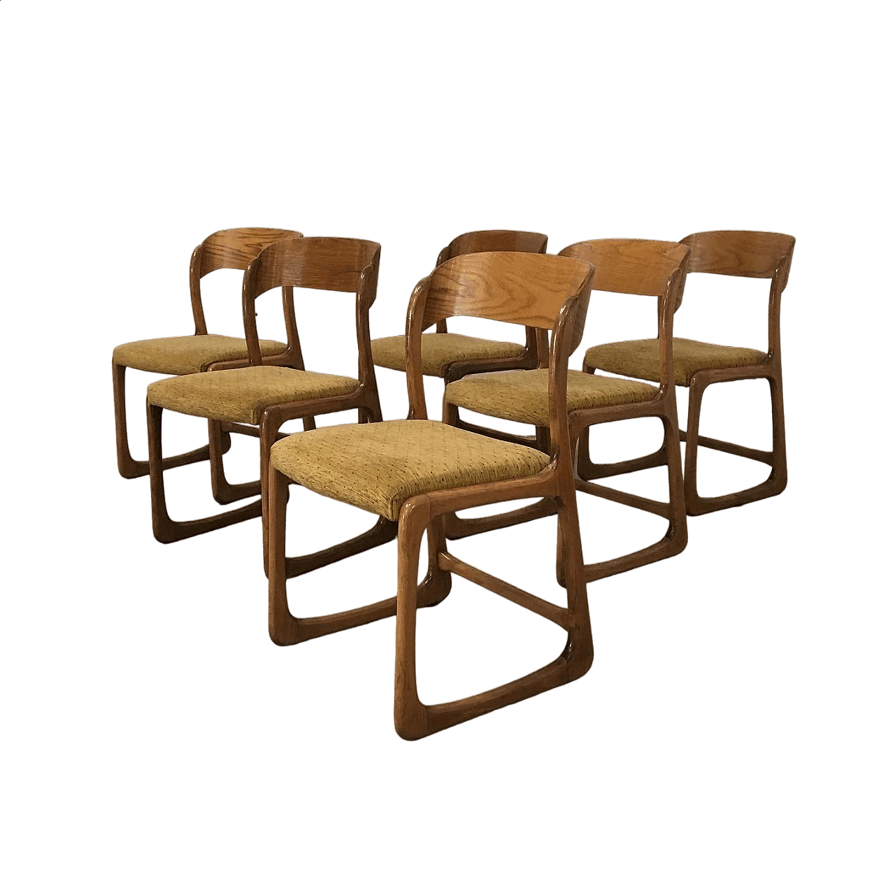 6 Chairs by Walter Baumann, 1960s 6