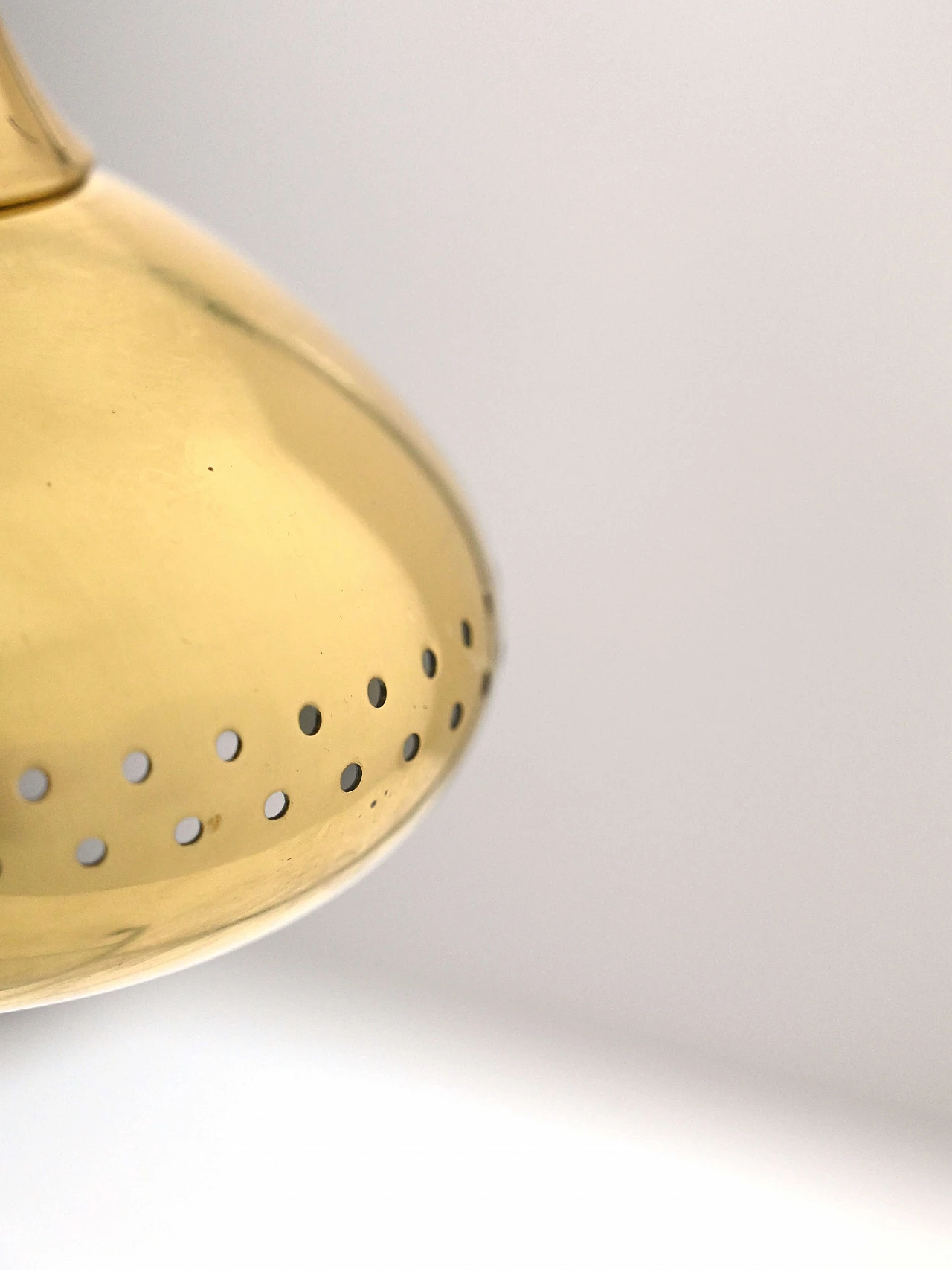 Coppia di lampadari in ottone di Hans-Agne Jakobsson per Markaryd, anni '50 7