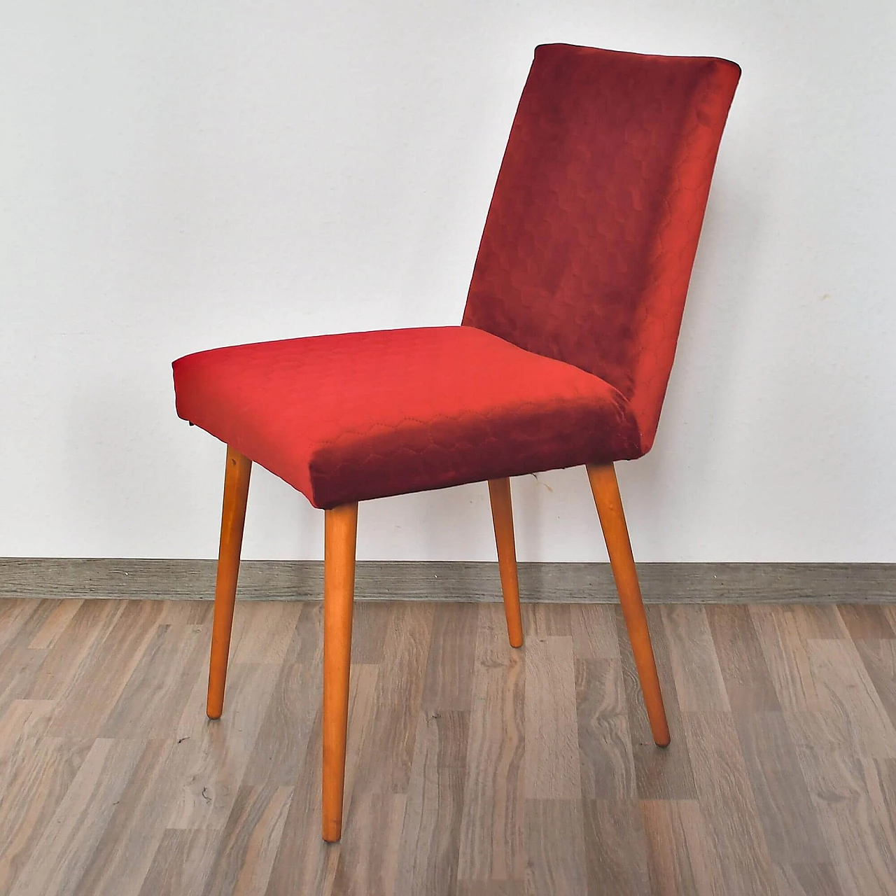 200-244 beech upholstered chair for Słupskie Fabryki Mebli, 1970s 3