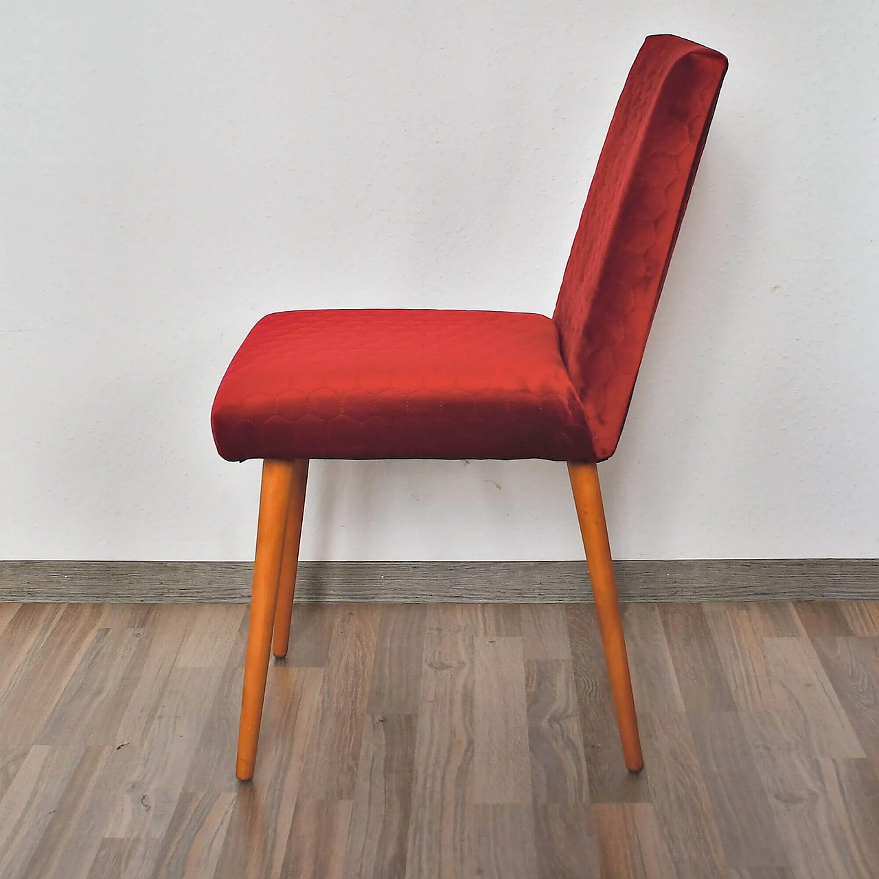 200-244 beech upholstered chair for Słupskie Fabryki Mebli, 1970s 4