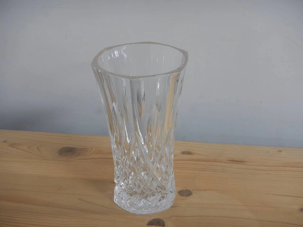 RCB crystal vase, 1980s 3