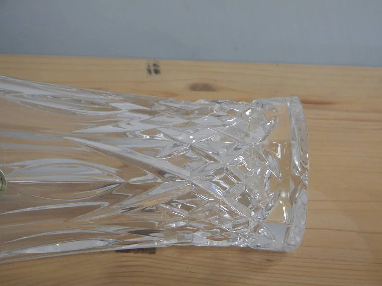 RCB crystal vase, 1980s 5