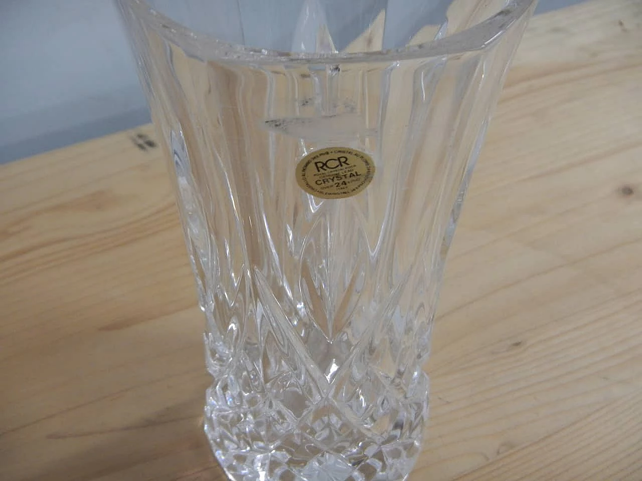 RCB crystal vase, 1980s 8