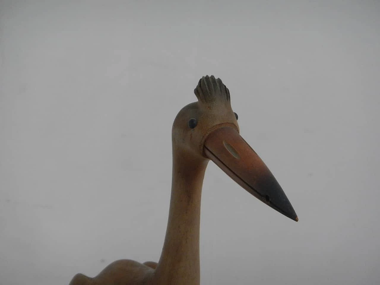 Maple wood and metal ashtray and match box, 1970s 6