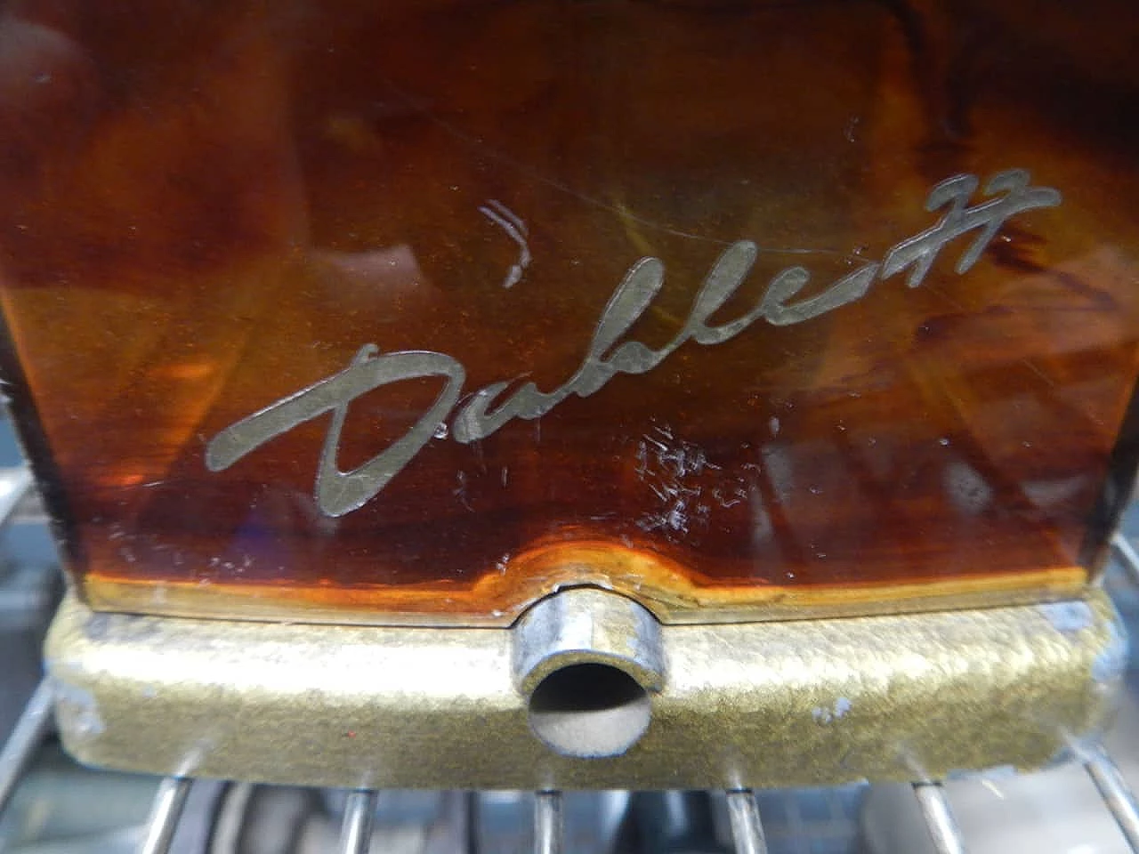 Iron and plastic pencil sharpener by Dablett, 1950s 10