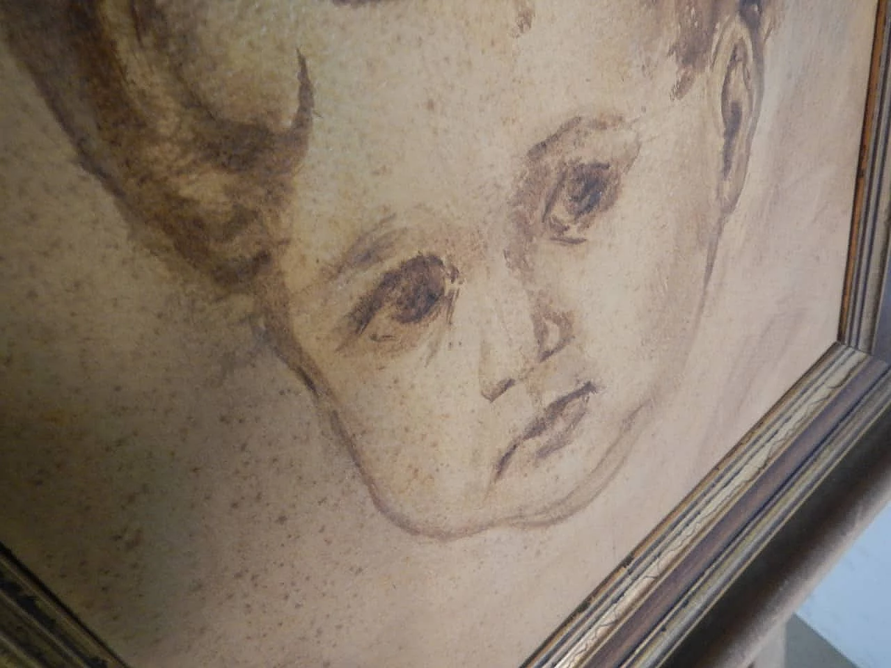 Mina Anselmi, Bimbo, dipinto a olio su compensato, anni '40 4