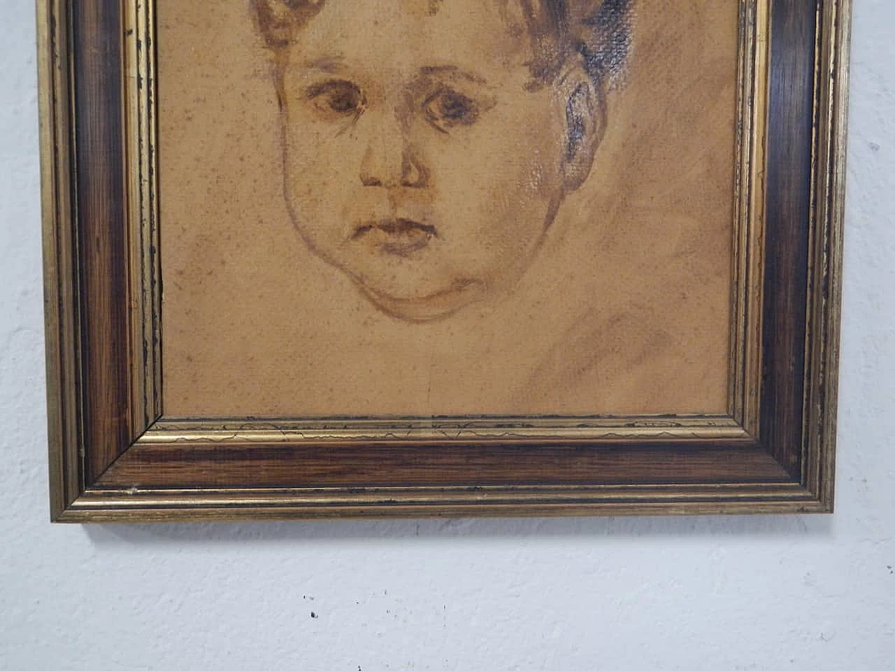 Mina Anselmi, Bimbo, dipinto a olio su compensato, anni '40 7