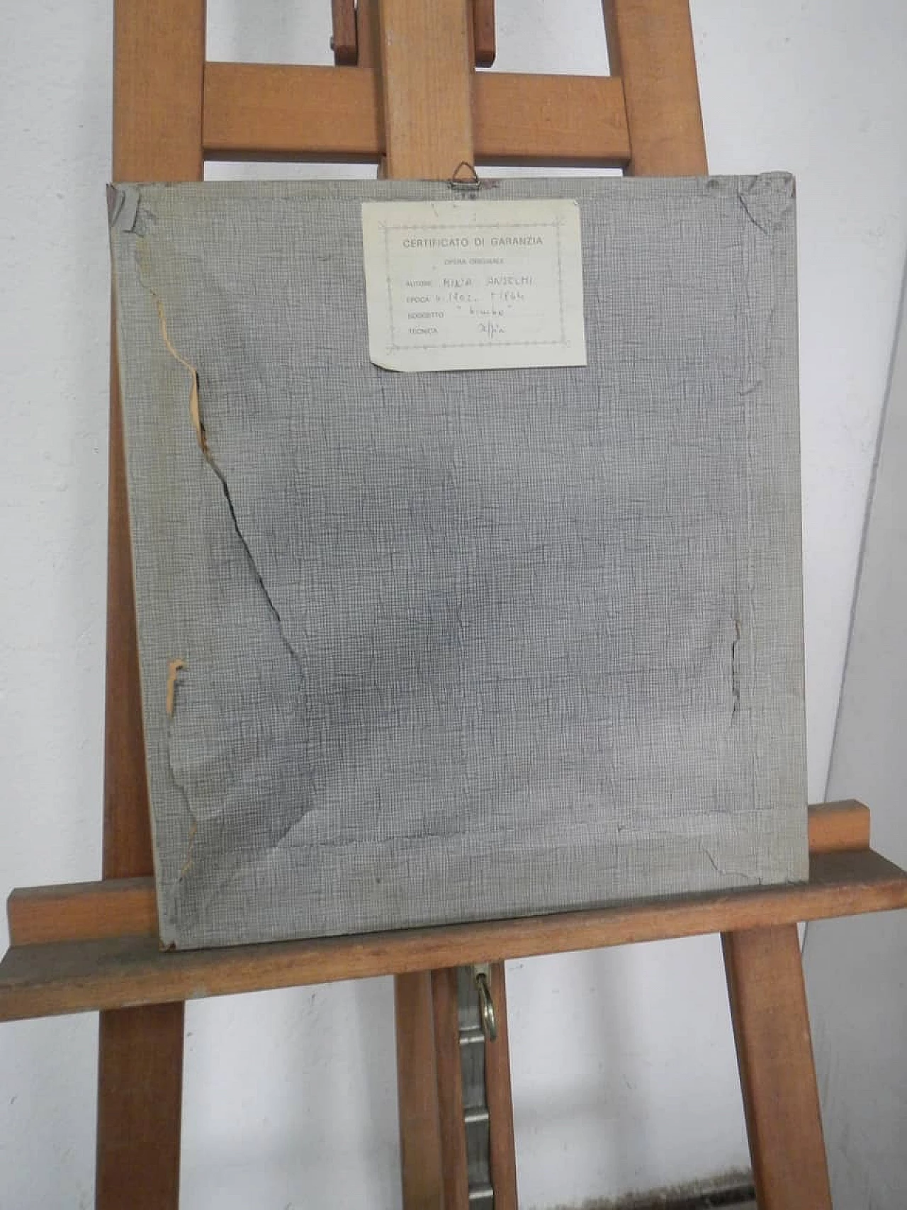 Mina Anselmi, Bimbo, dipinto a olio su compensato, anni '40 9