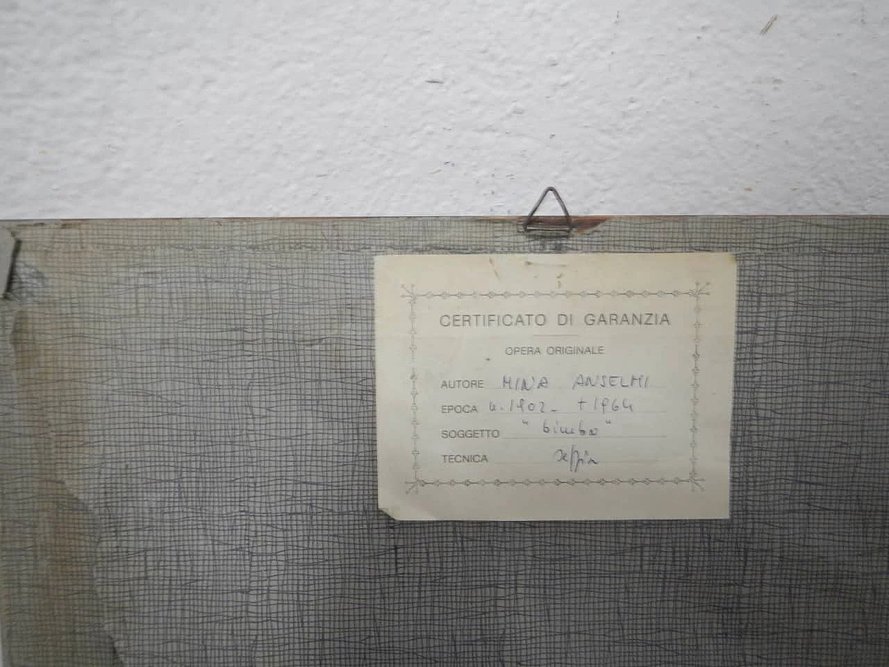 Mina Anselmi, Bimbo, dipinto a olio su compensato, anni '40 10