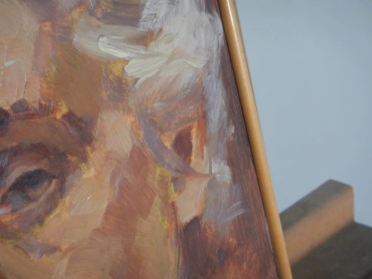 Mina Anselmi, Volto di donna, dipinto a olio su compensato, 1946 6