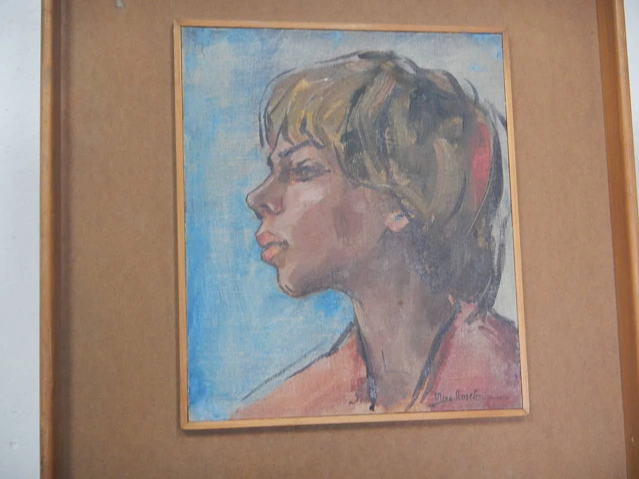 Mina Anselmi, Donna, dipinto a olio su tela, anni '40 3