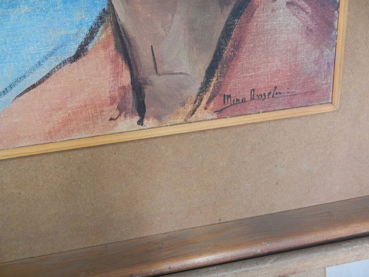 Mina Anselmi, Donna, dipinto a olio su tela, anni '40 4