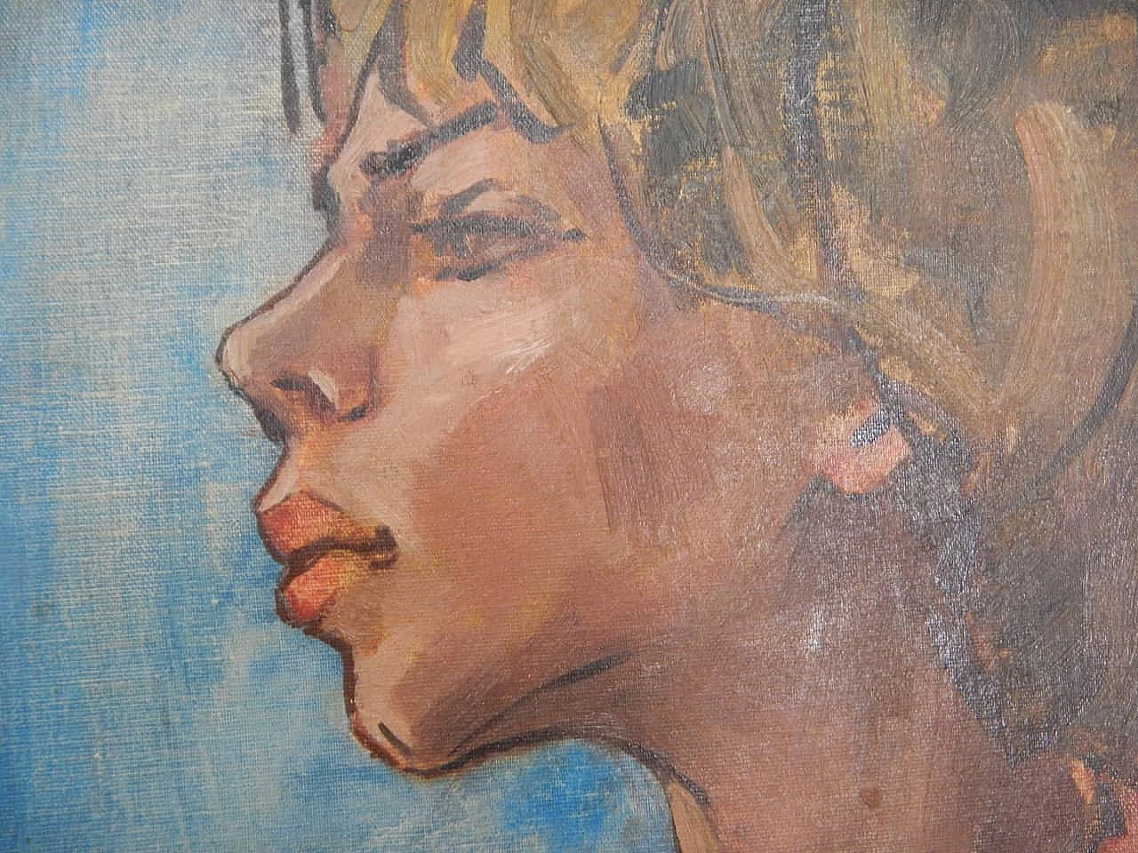 Mina Anselmi, Donna, dipinto a olio su tela, anni '40 6