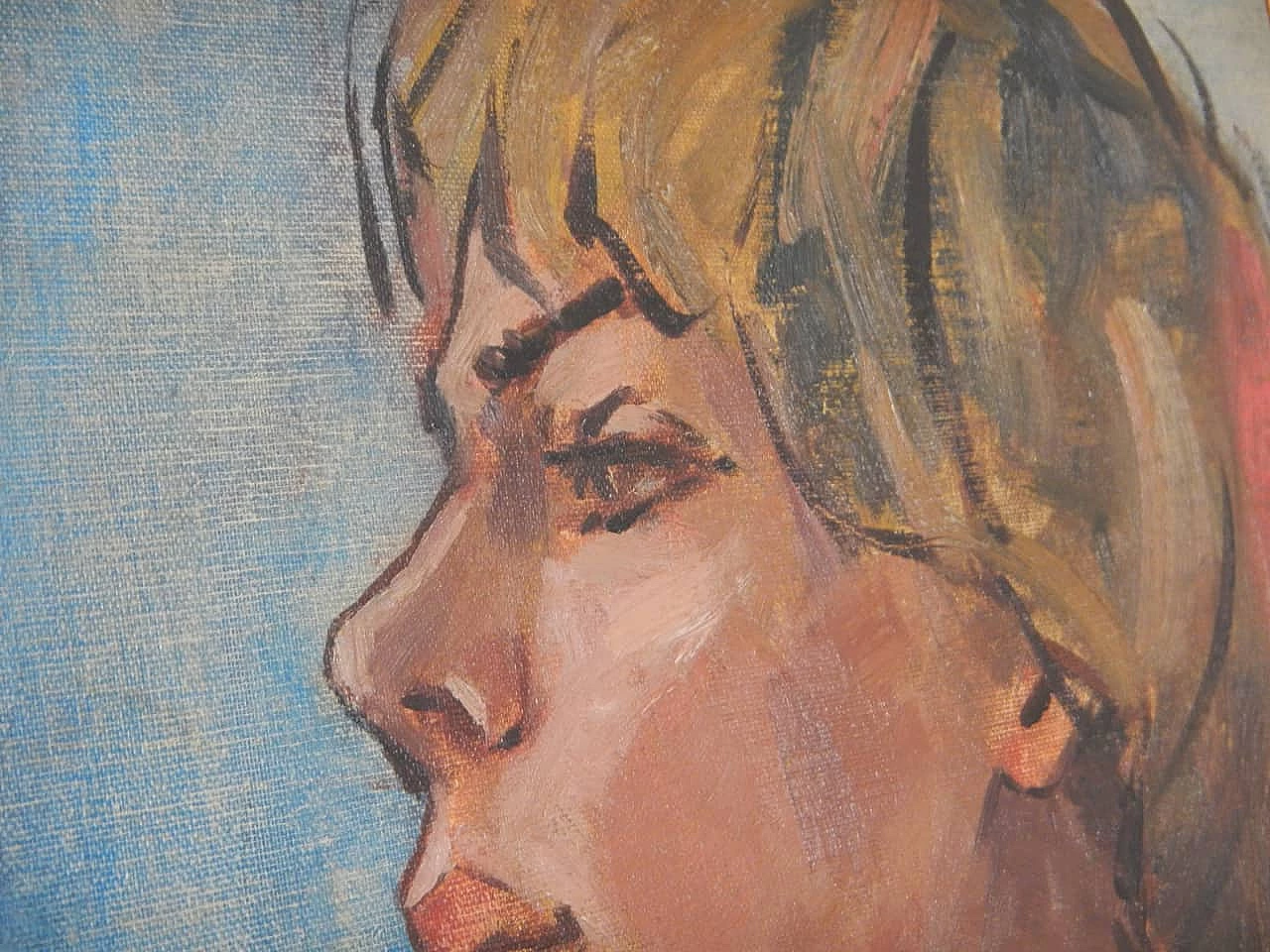 Mina Anselmi, Donna, dipinto a olio su tela, anni '40 9