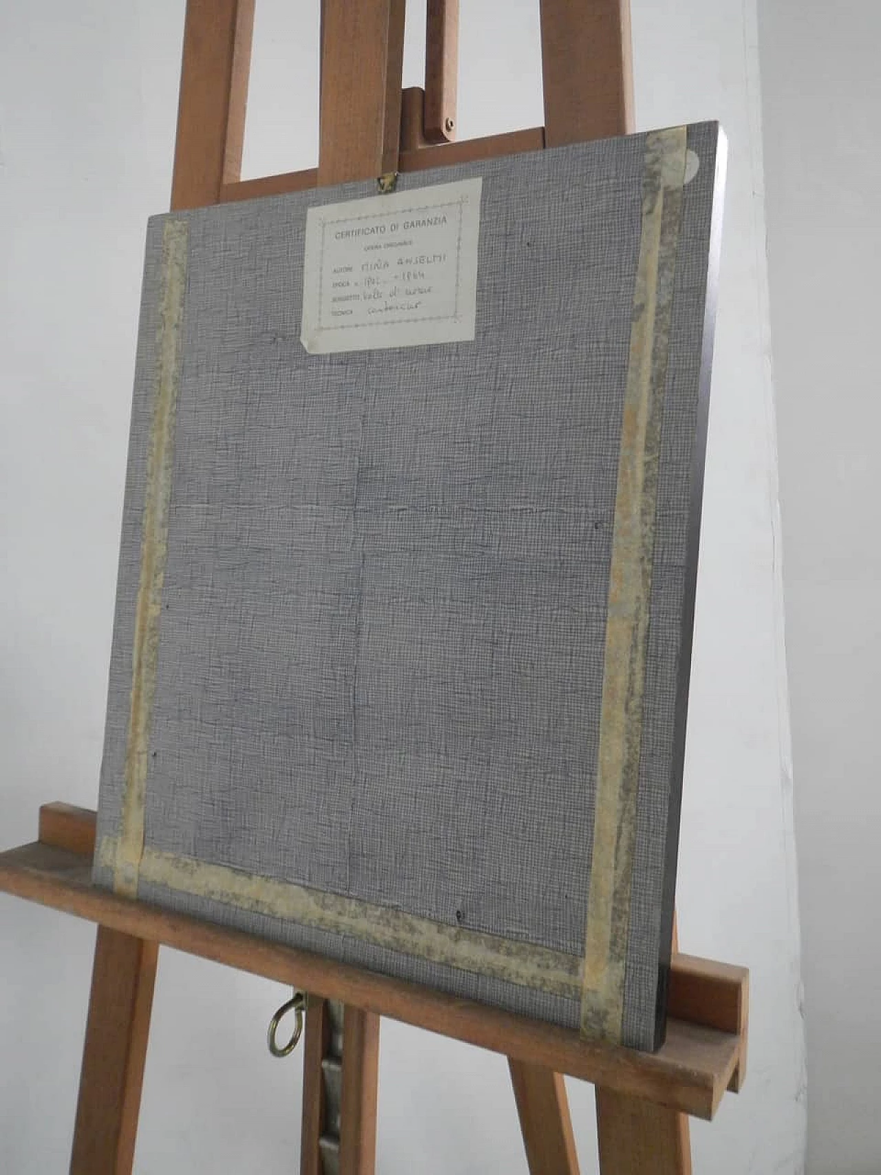 Mina Anselmi, Volto di uomo, carboncino su compensato, anni '40 10