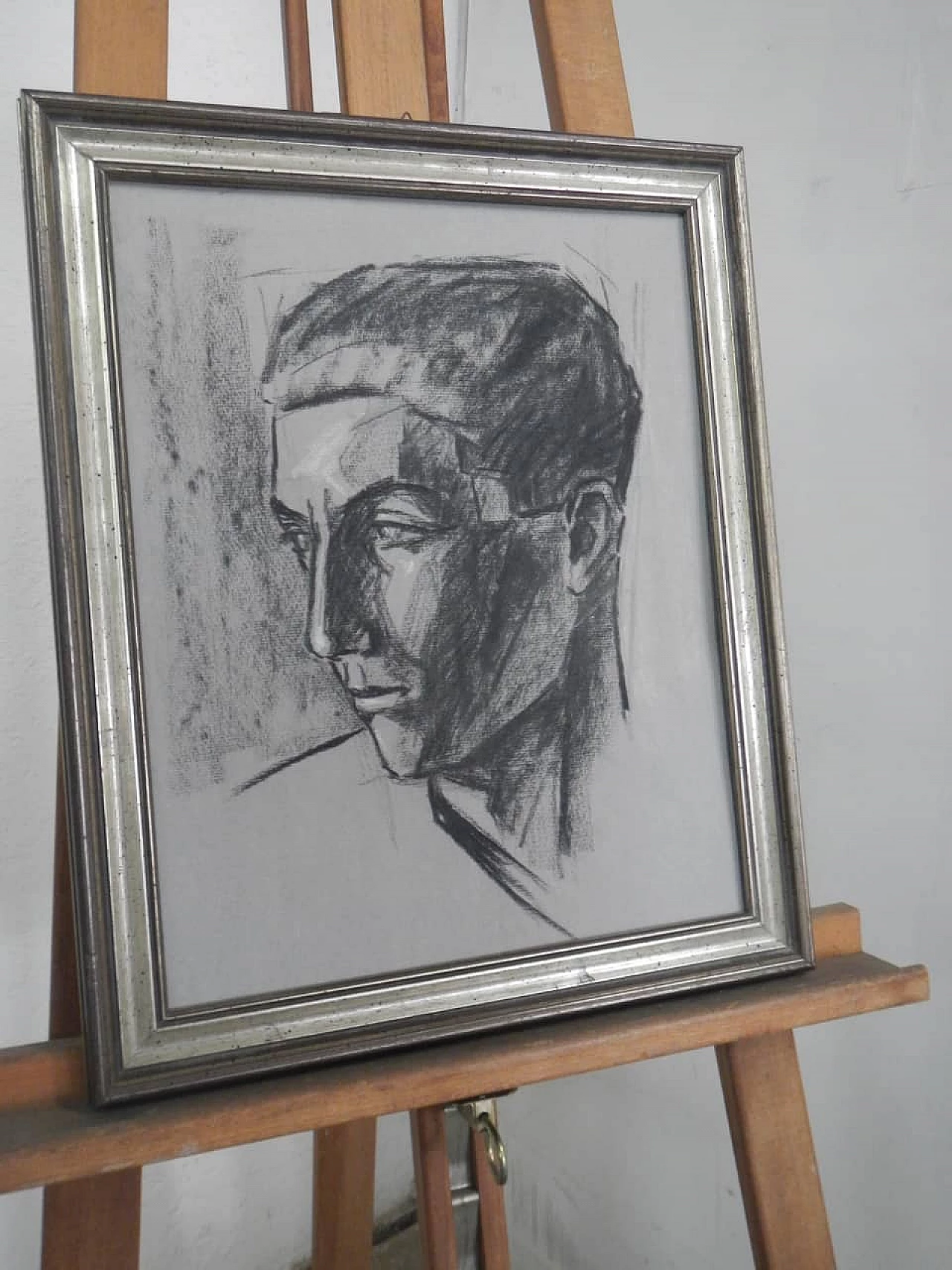 Mina Anselmi, Young man, charcoal on paper, 1940 2