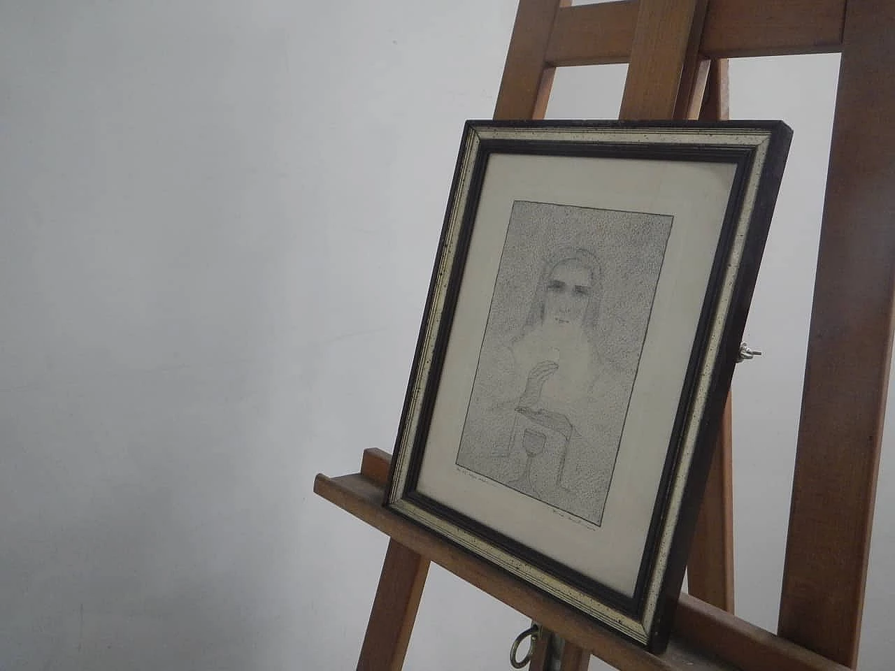 Mina Anselmi, Hoc est corpus meum, disegno in tecnica nero, 1939 1