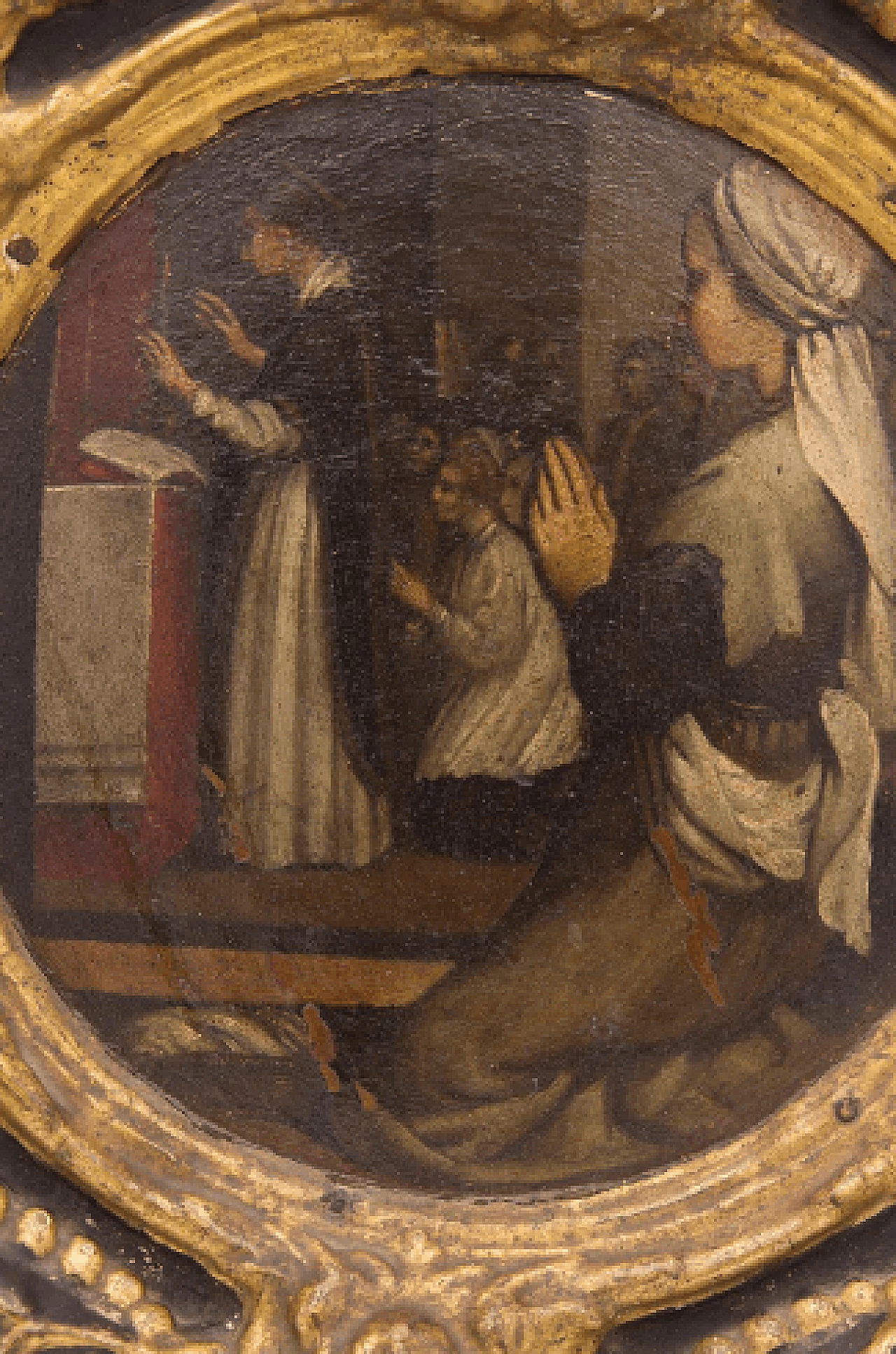 Dipinto della Predica di San Pietro attribuito a Nicolas-André Monsiau, '700 2