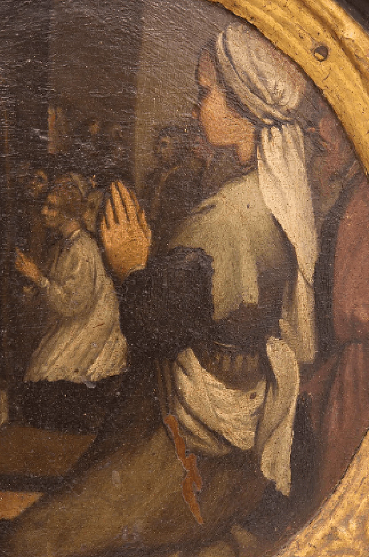 Dipinto della Predica di San Pietro attribuito a Nicolas-André Monsiau, '700 9
