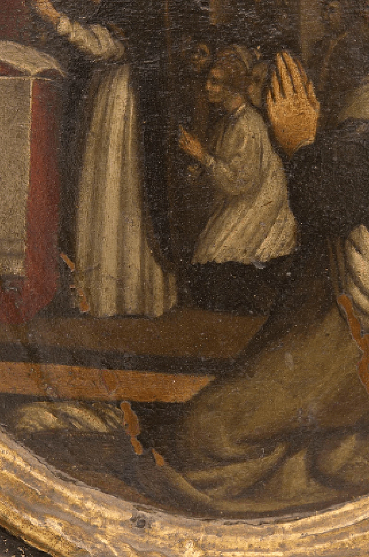 Dipinto della Predica di San Pietro attribuito a Nicolas-André Monsiau, '700 11