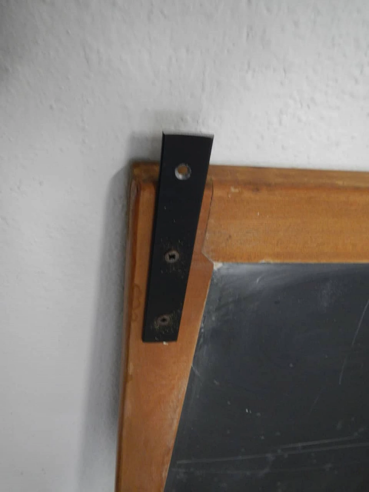 Slate school blackboard with beech frame, 1980s 9