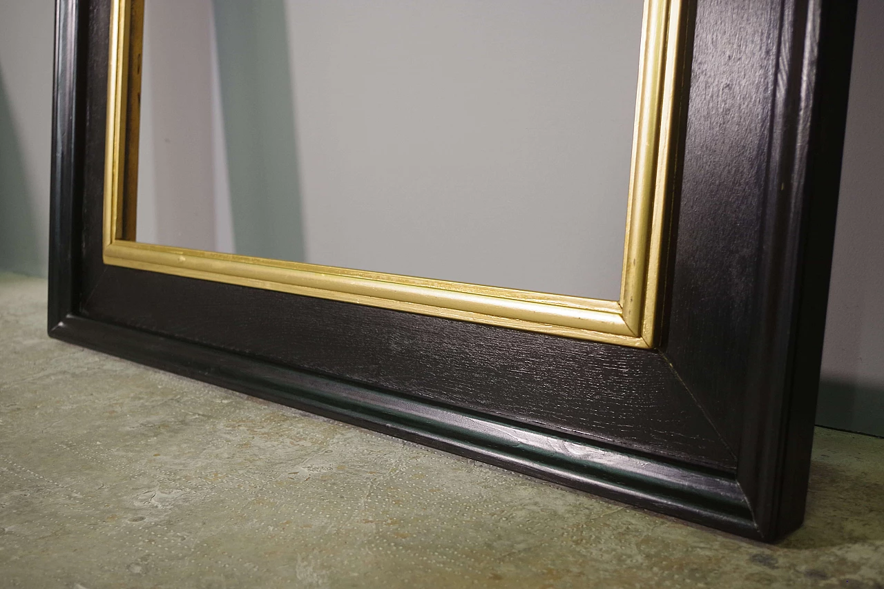 Black and gold painted spruce frame, 1990s 3