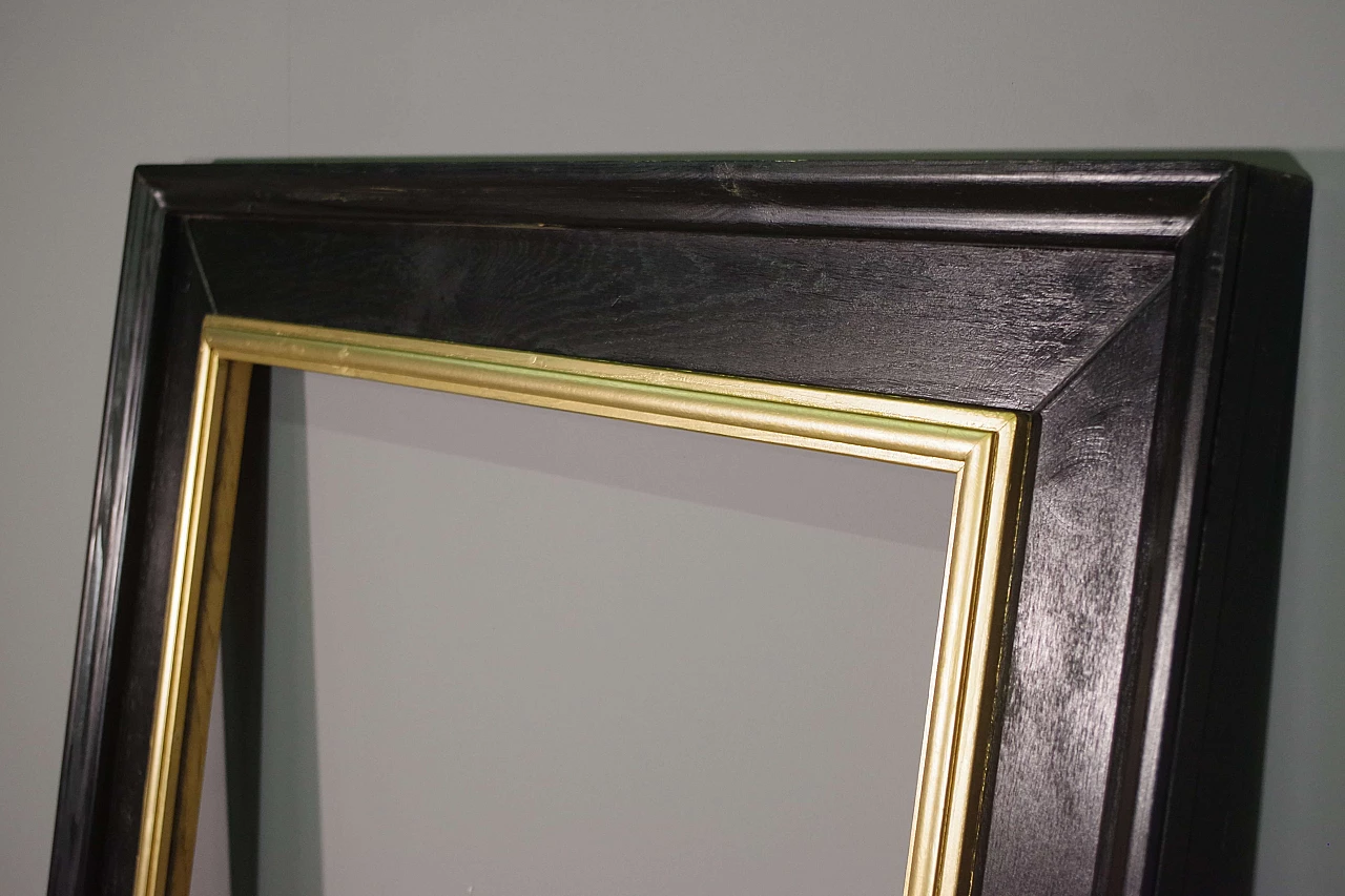 Black and gold painted spruce frame, 1990s 5