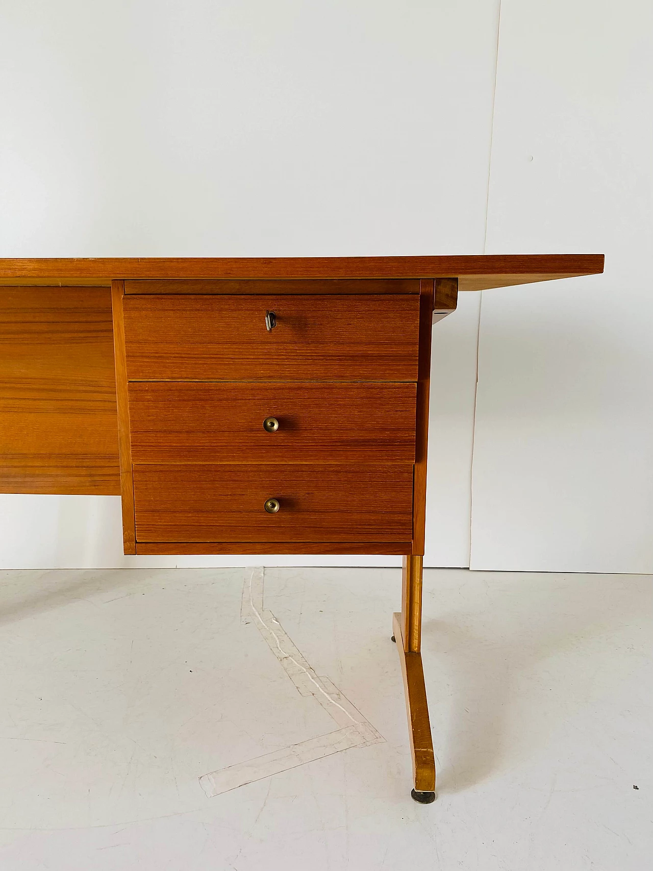 Teak desk, 1960s 2