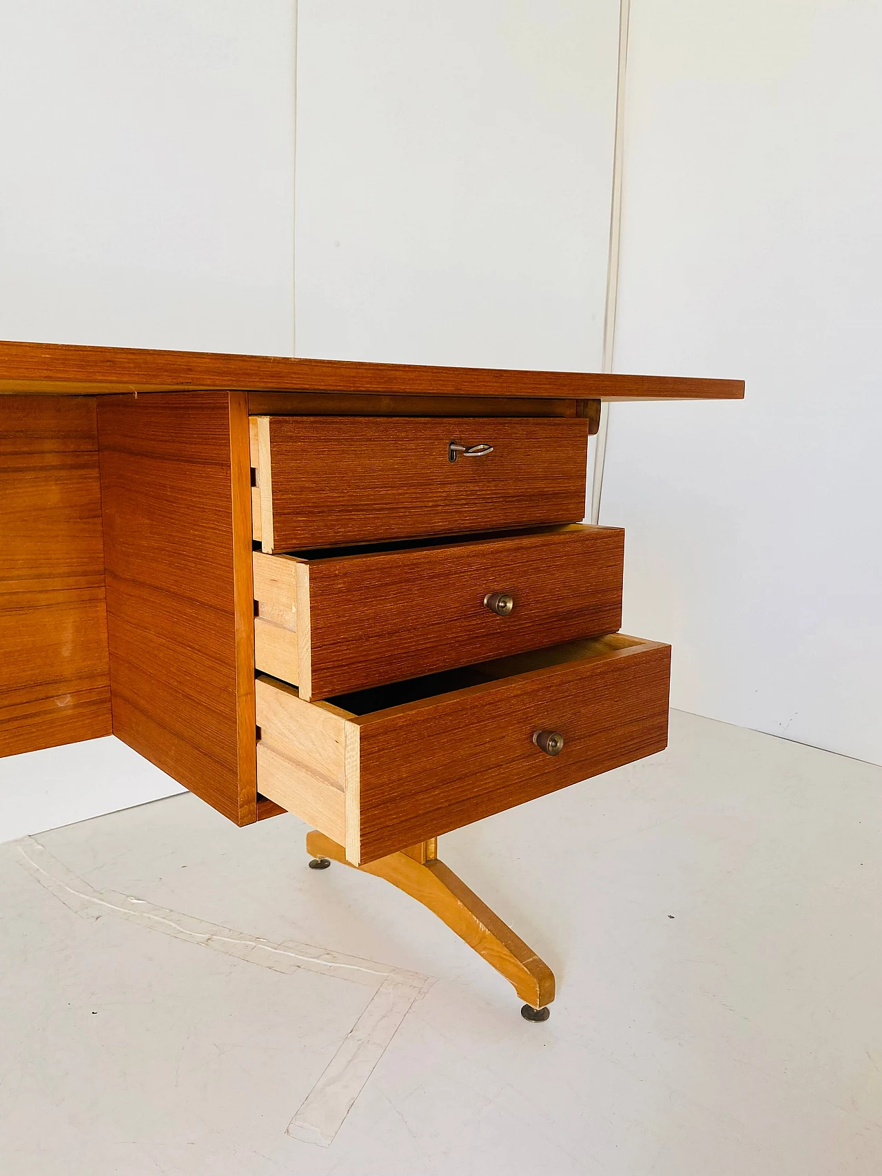 Teak desk, 1960s 4